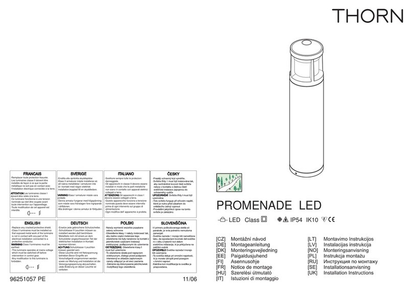 Thorn PROMENADE  LED User manual