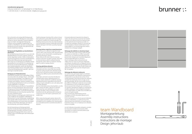 Brunner team Assembly instructions