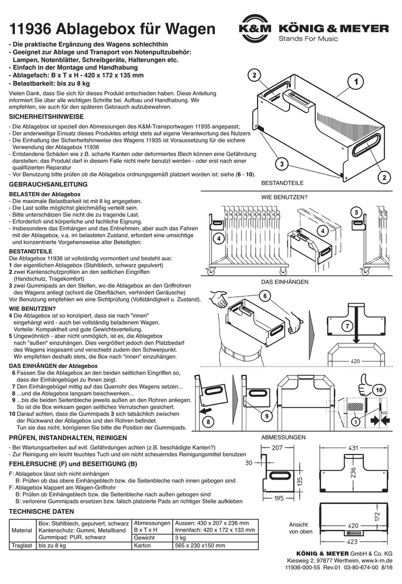 Konig & Meyer 11936 quick start guide
