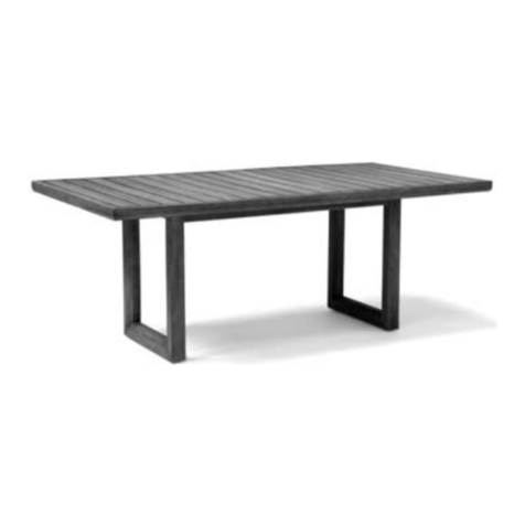 Kettler Ezra Casual Dining Table HUC31629 Booklet
