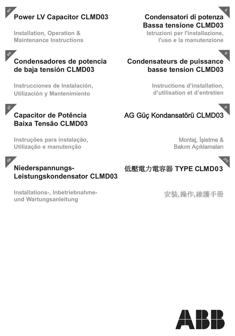 ABB CLMD03 Installation, operation & maintenance instructions