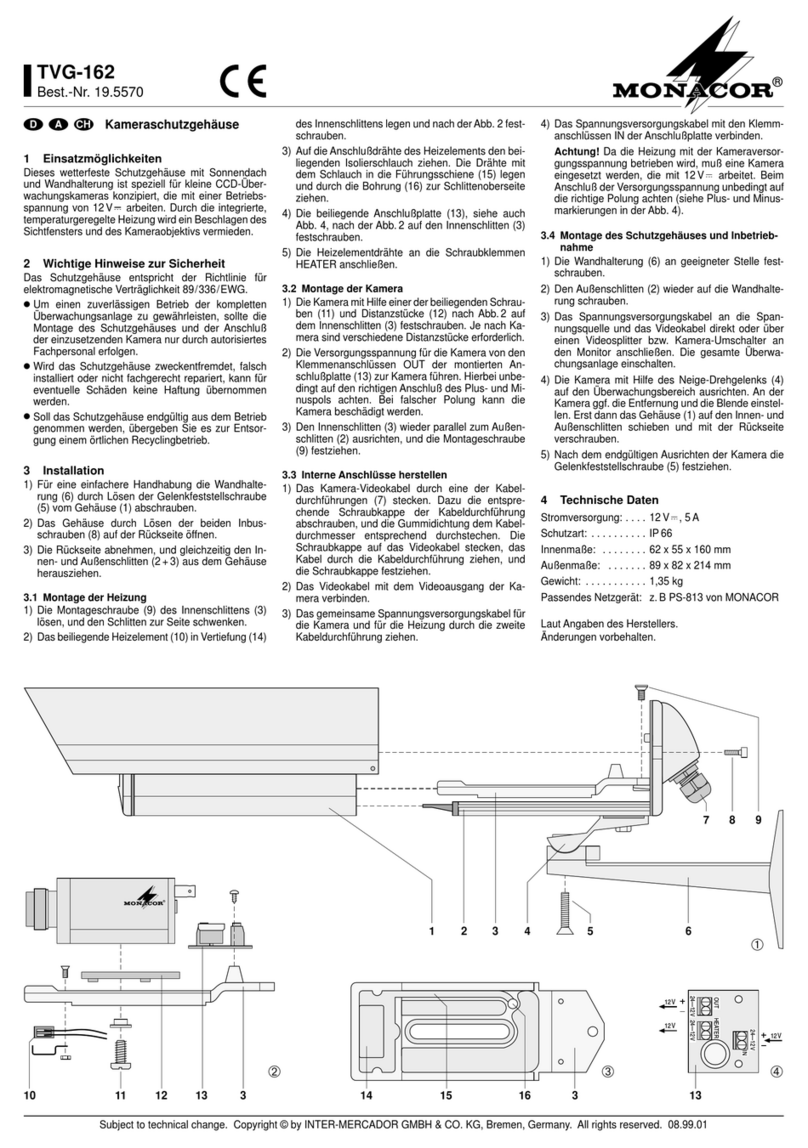 Monacor TVG-162 manual