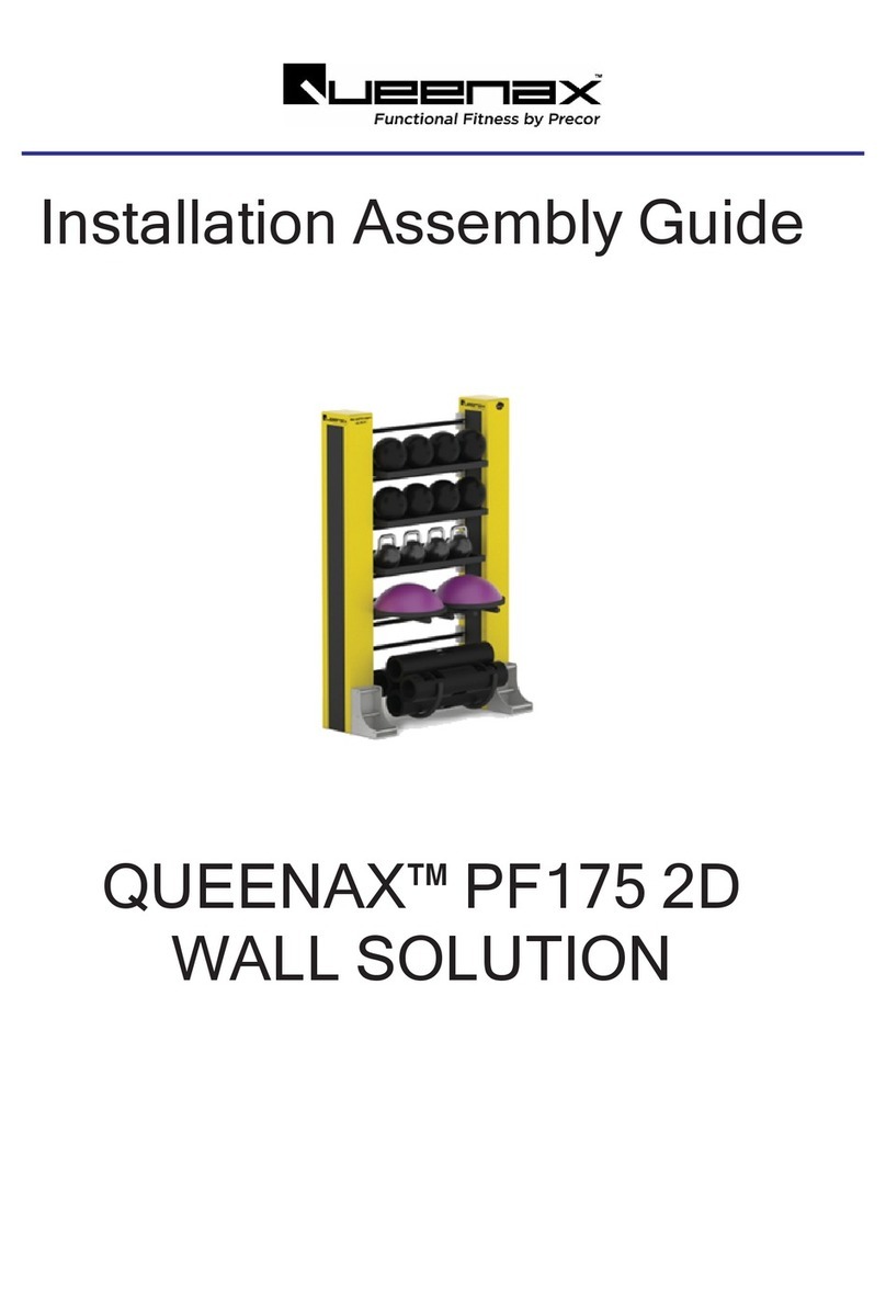 Precor QUEENAX PF175 2D User manual