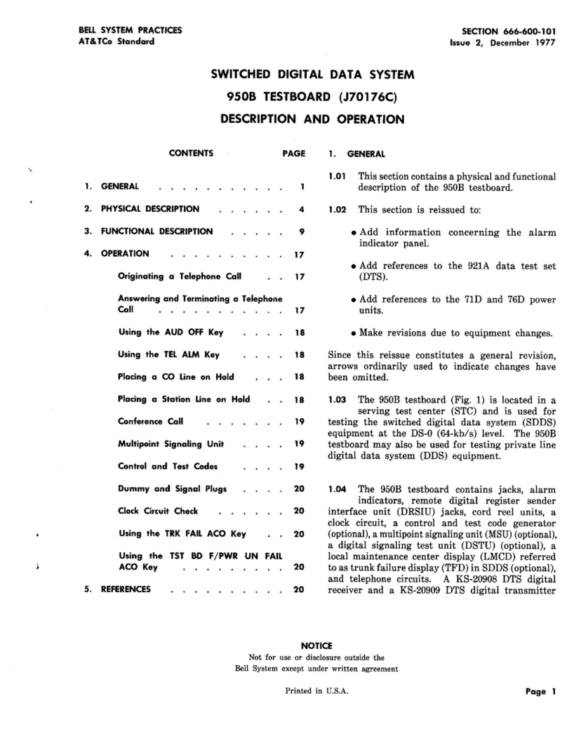 Bell 9508 Operating and installation instructions
