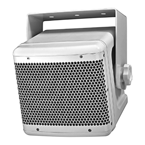 Monacor PAB-52WP/WS User manual