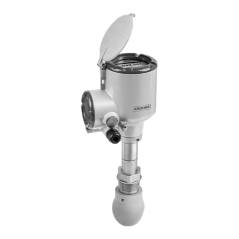 KROHNE OPTIWAVE 400 Series Supplementary instructions