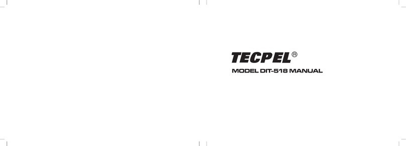 TECPEL DIT-518 manual