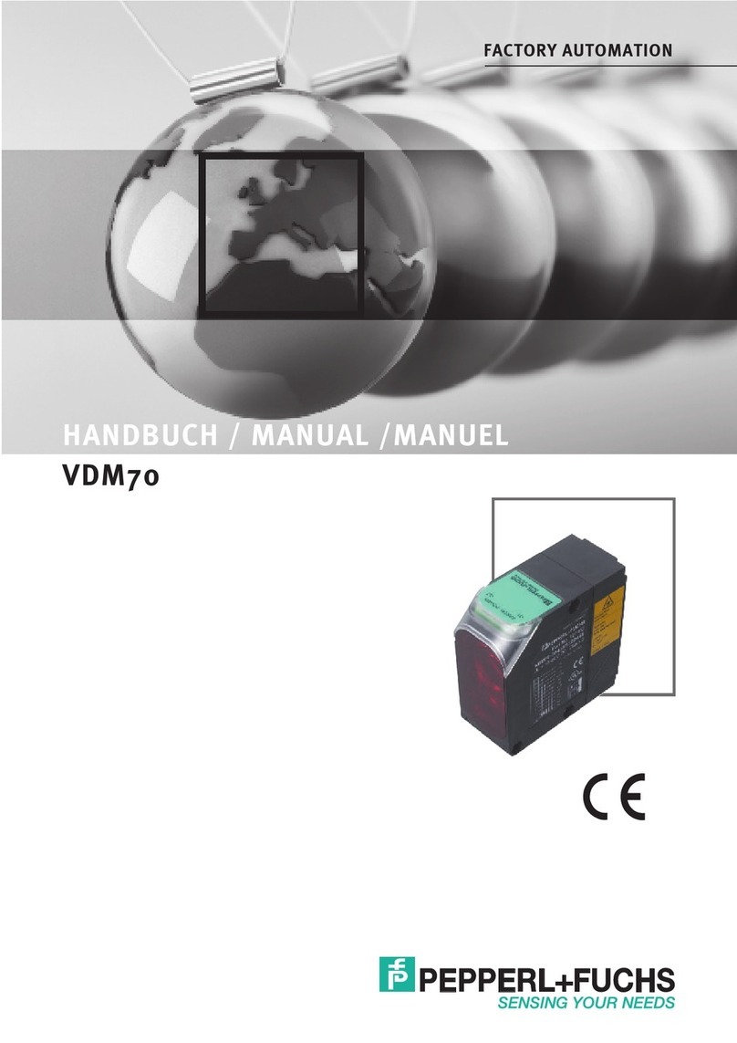 Pepperl+Fuchs VDM70 Series User manual Pepperl+Fuchs VDM70 Series User manual