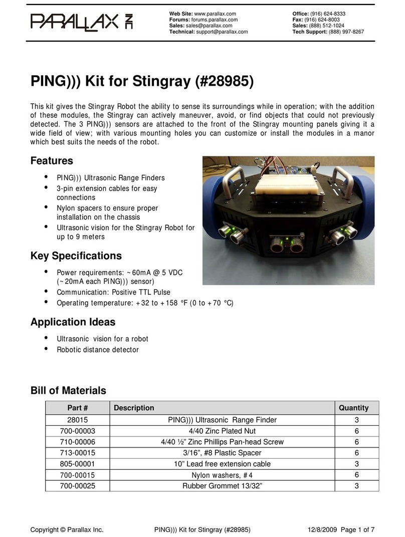 Parallax 28985 User manual