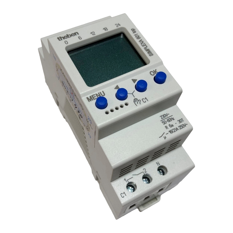 Theben SIMPLEXA 601 top manual