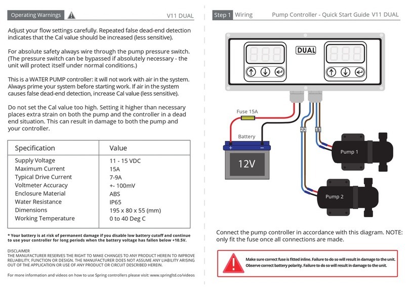 Spring V11 DUAL User manual