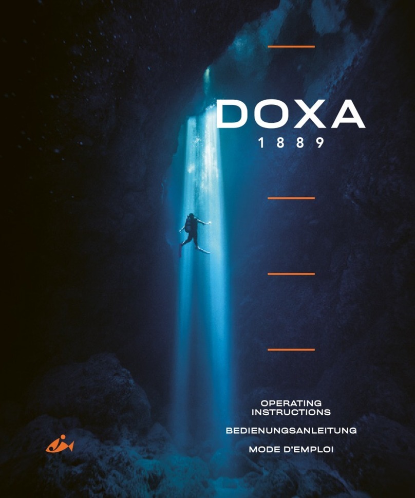 Doxa 3 HANDS DATE AUTOMATIC operating instructions