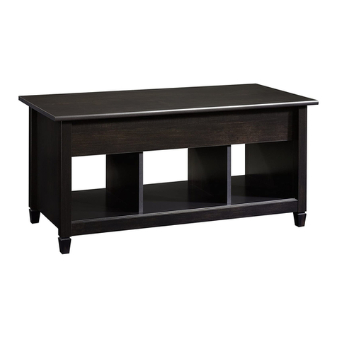 Sauder Edge Water Lift-Top Coffee Table 414856 User manual