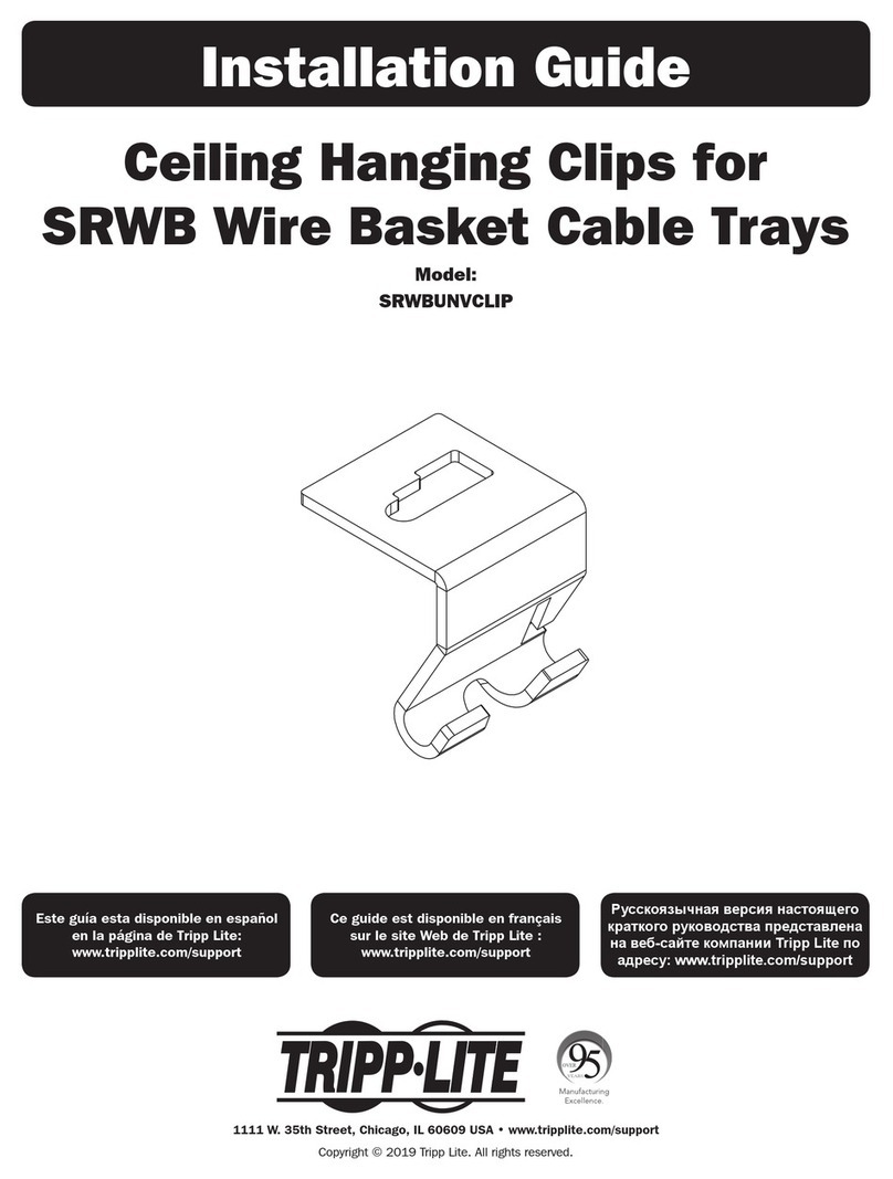 Tripp Lite SRWBUNVCLIP installation guide