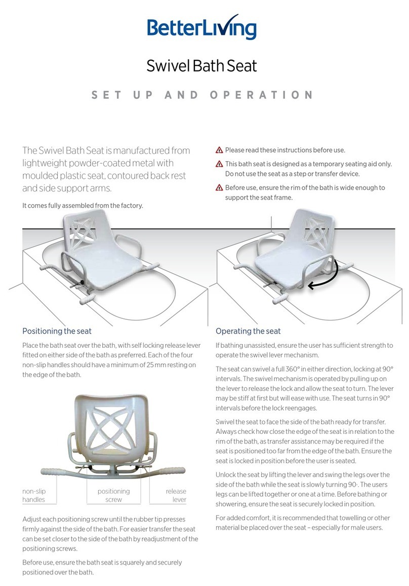 BetterLiving BL1522 Setup and operation