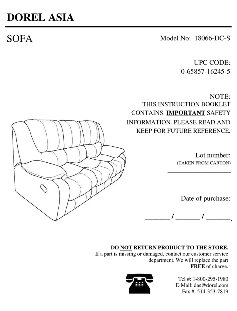 Dorel Asia 18066-DC-S User manual Dorel Asia 18066-DC-S User manual