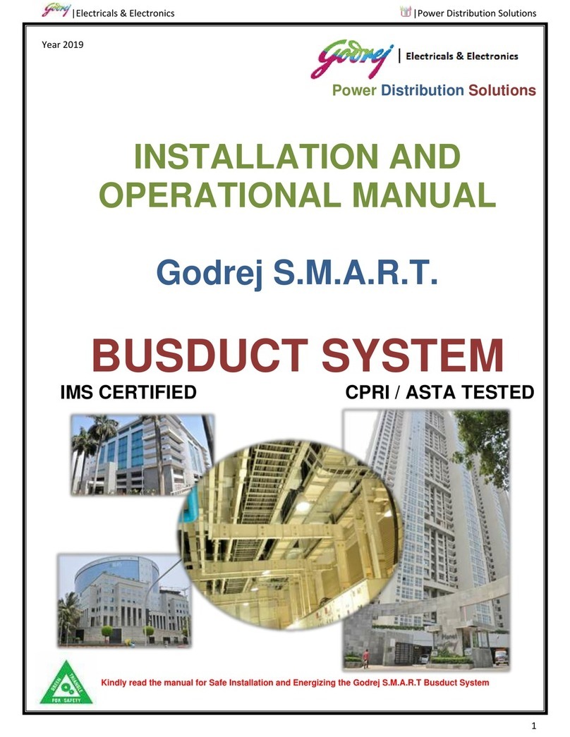 Godrej S.M.A.R.T. Installation and operational manual