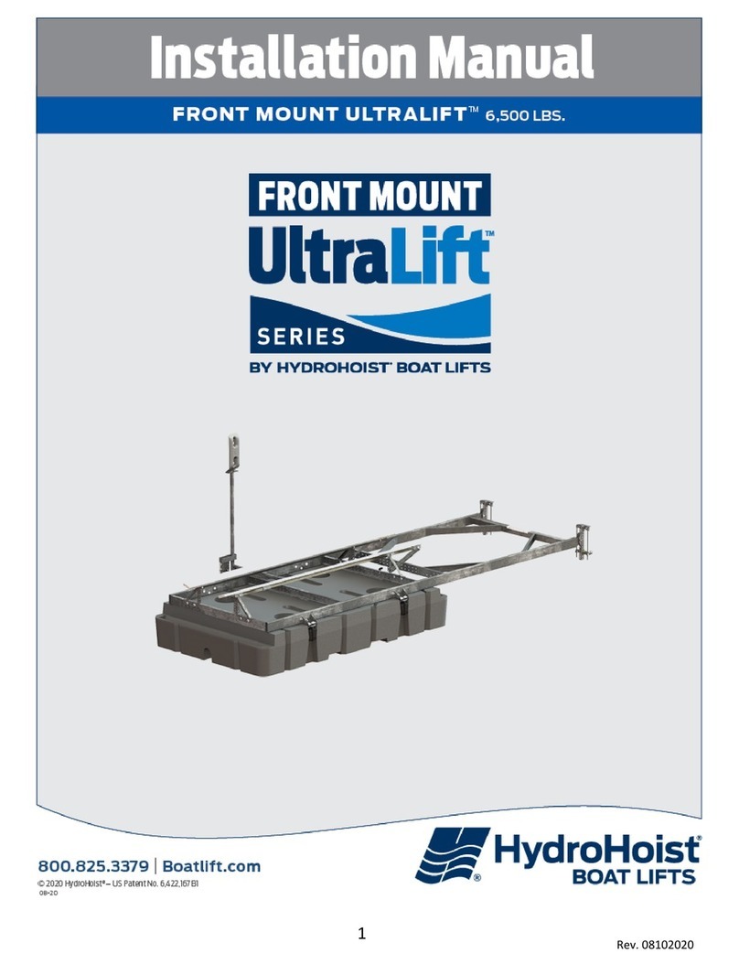 HydroHoist UltraLift FRONT MOUNT Series installation manual