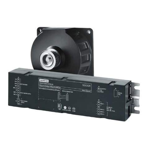 Siemens SIDOOR ATE500E User manual Siemens SIDOOR ATE500E User manual