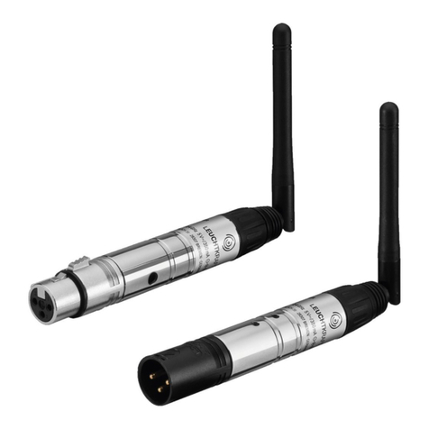 Monacor IMG STAGELINE WDMX-3F User manual