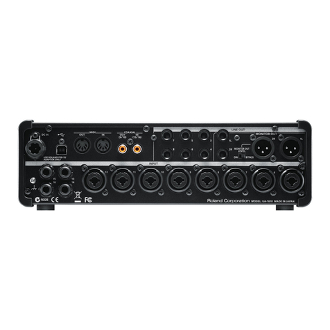 Roland Studio-Capture Amplifier User manual
