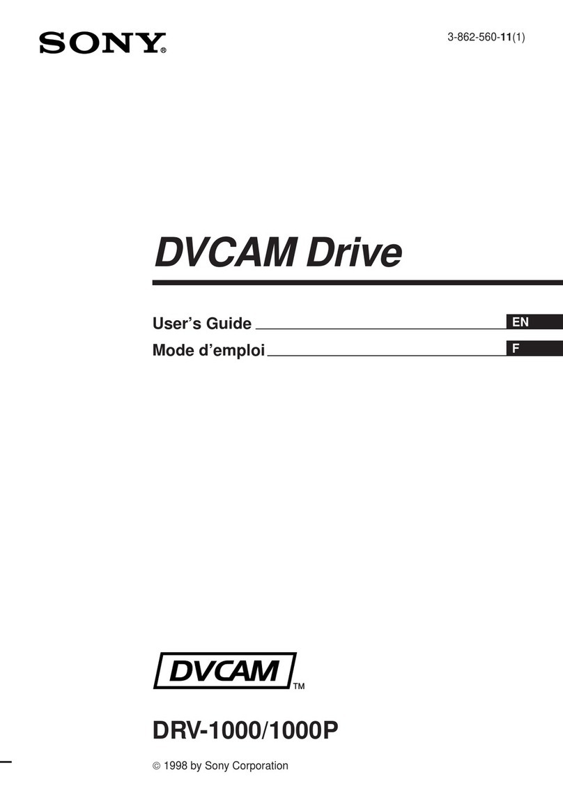 Sony DRV-1000 user guide