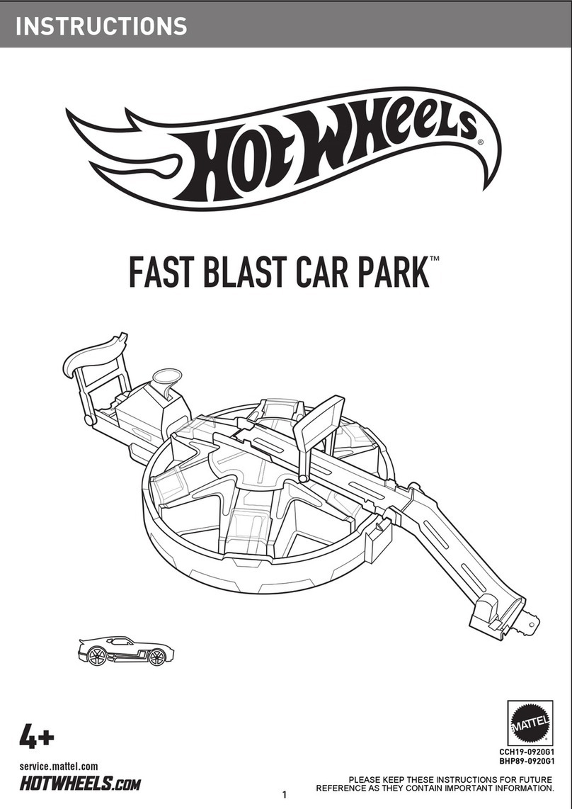 Mattel Hot Wheels Fast Blast Car Park User manual
