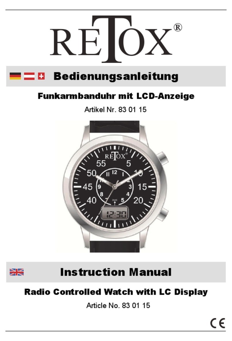 RETOX 83 01 15 User manual