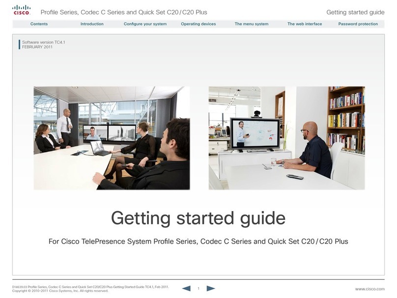 Cisco Profile Series User manual