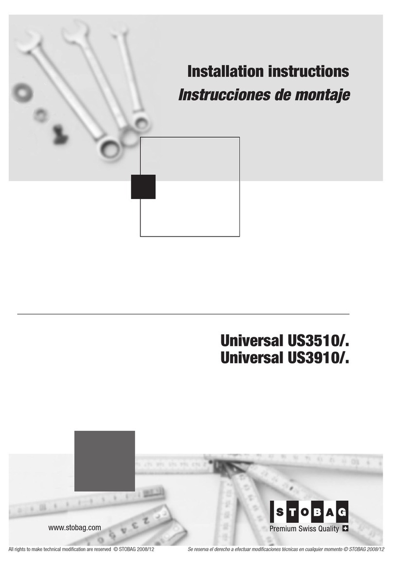 Stobag Universal US3510 installation instructions Stobag Universal US3510 installation instructions