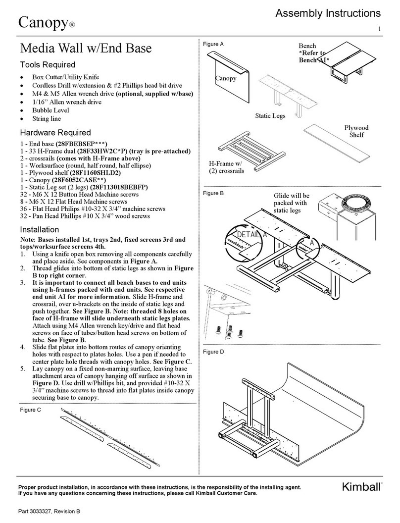 Kimball Canopy Assembly instructions