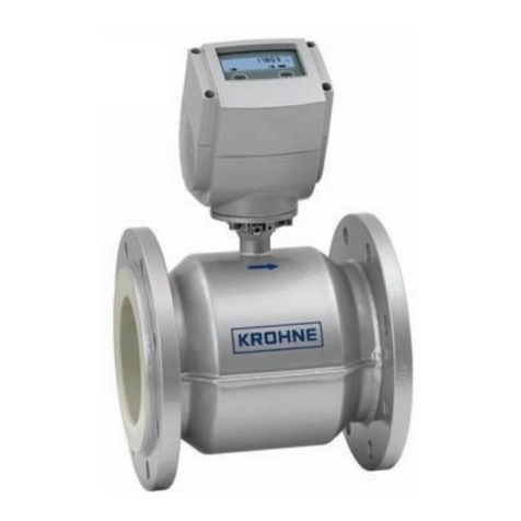 KROHNE OPTIFLUX 2070 User manual