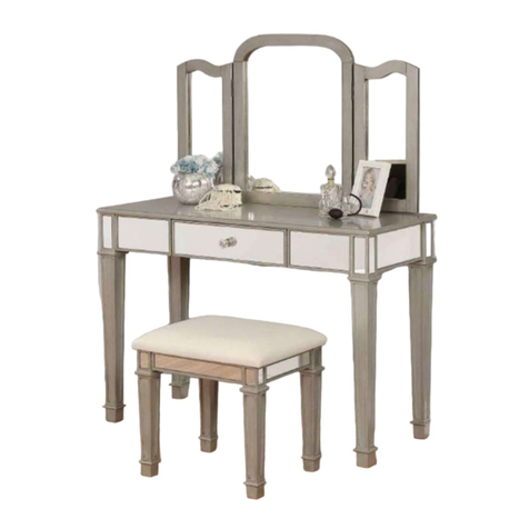 Coaster VANITY SET 930131 Assembly instructions