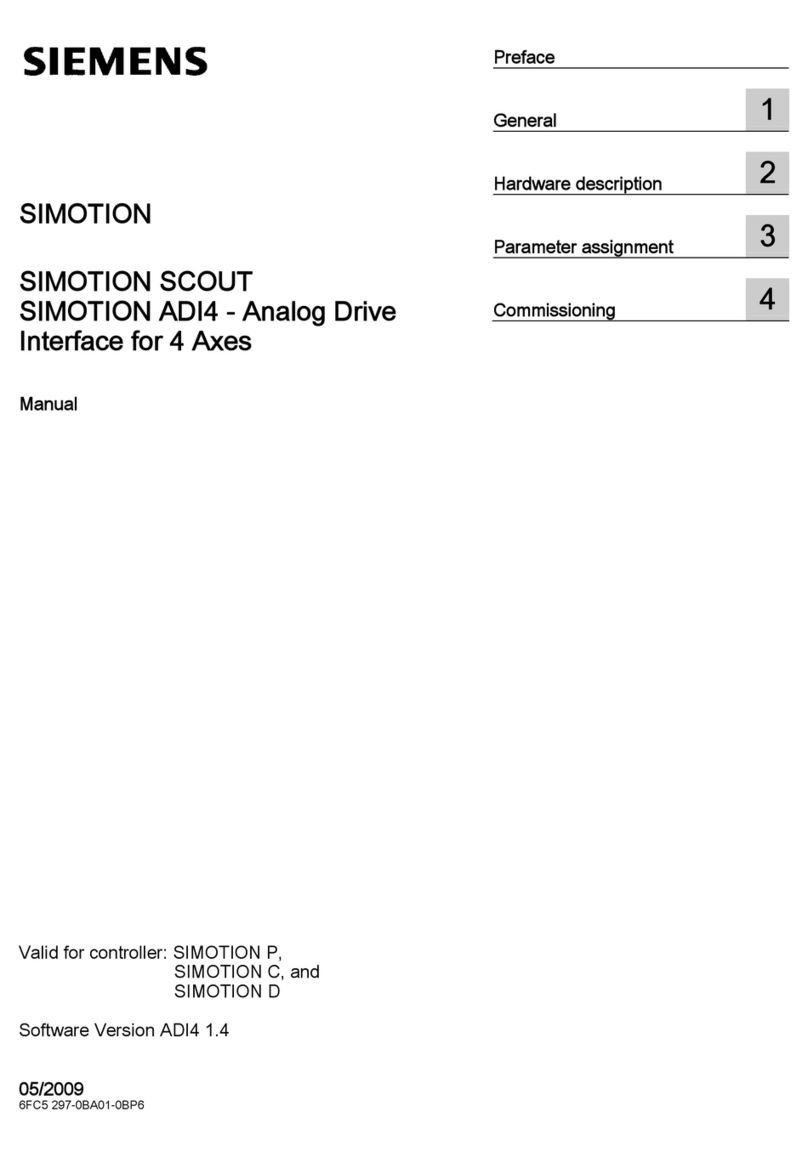 Siemens SIMOTION ADI4 manual