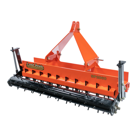 Land Pride Soil Pulverizer SP20 Series Operator's manual