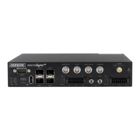 Meinberg microSync HR Series User manual
