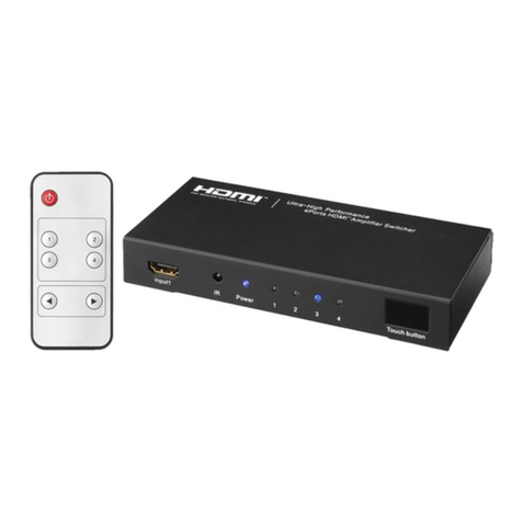 Monacor HDMS-4012 manual