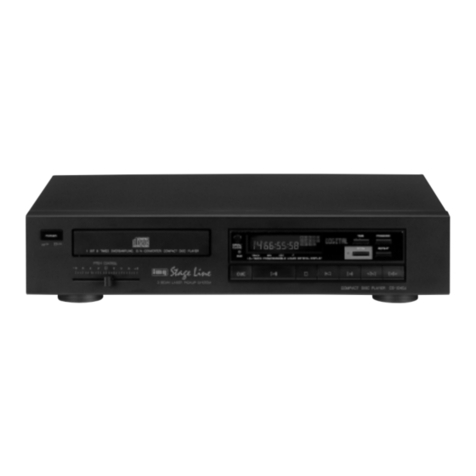 Monacor img Stage Line CD-104DJ User manual