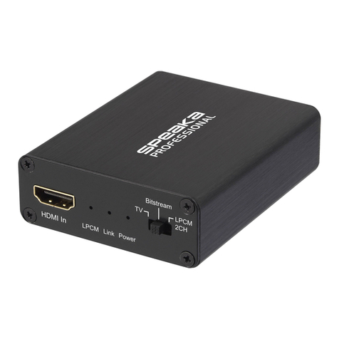 Speaka SP-AE-H/TC-04v2 User manual