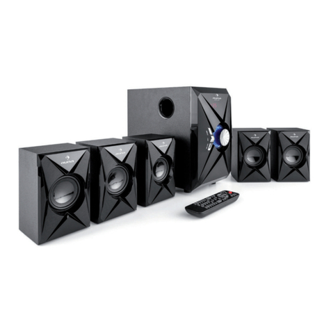 auna multimedia X-Plus 5.1-Soundsystem instructions