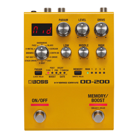 BOSSCO HYBRID DRIVE OD-200 owner's manual