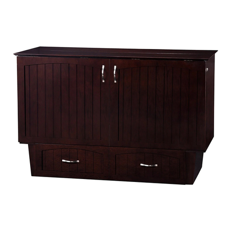 Atlantic Furniture NANTUCKET MURPHY BED User manual Atlantic Furniture NANTUCKET MURPHY BED User manual