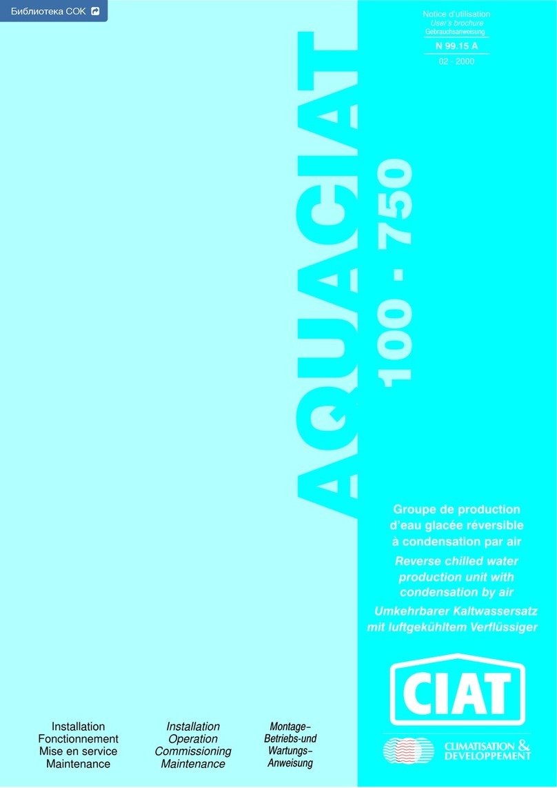 CIAT AquaCIAT LD Series User brochure