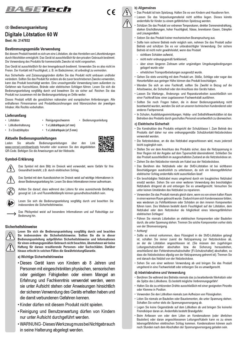 BASETech 2147832 User manual