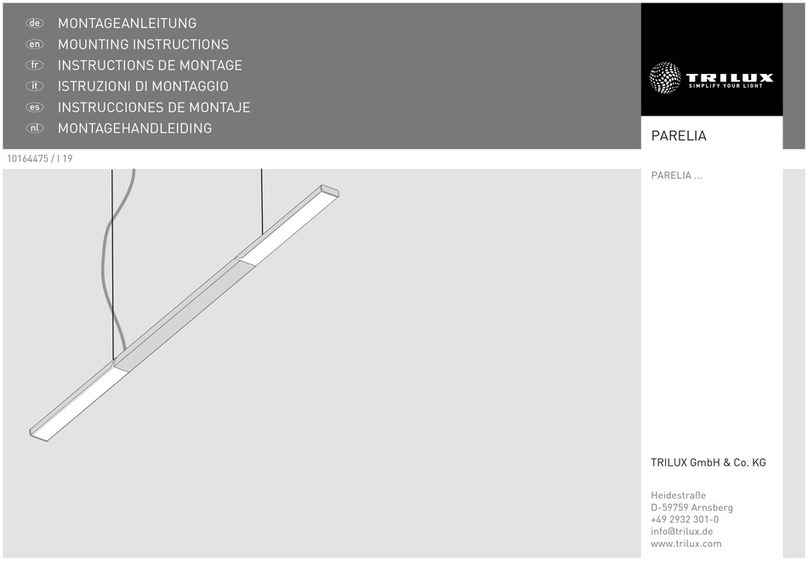Trilux Parelia Series User manual