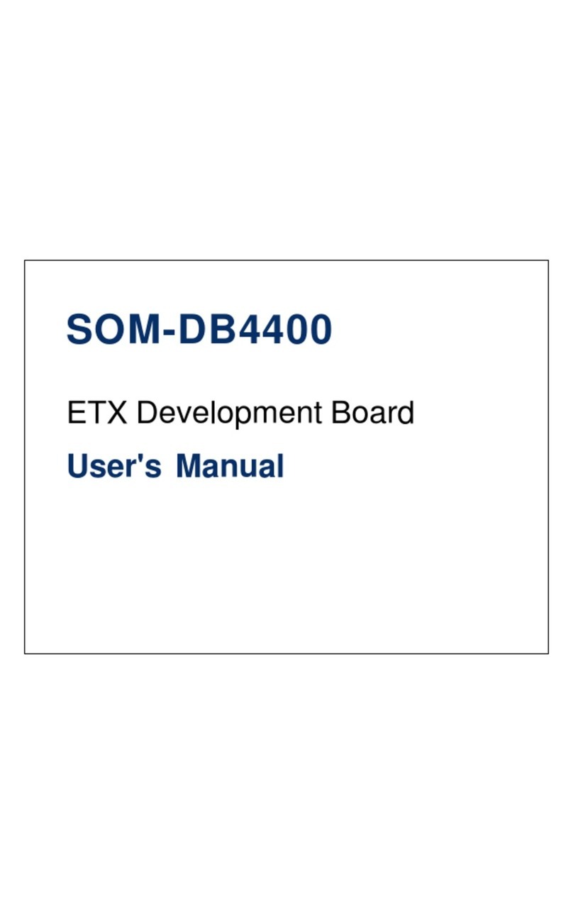 Advantech SOM-DB4400 User manual