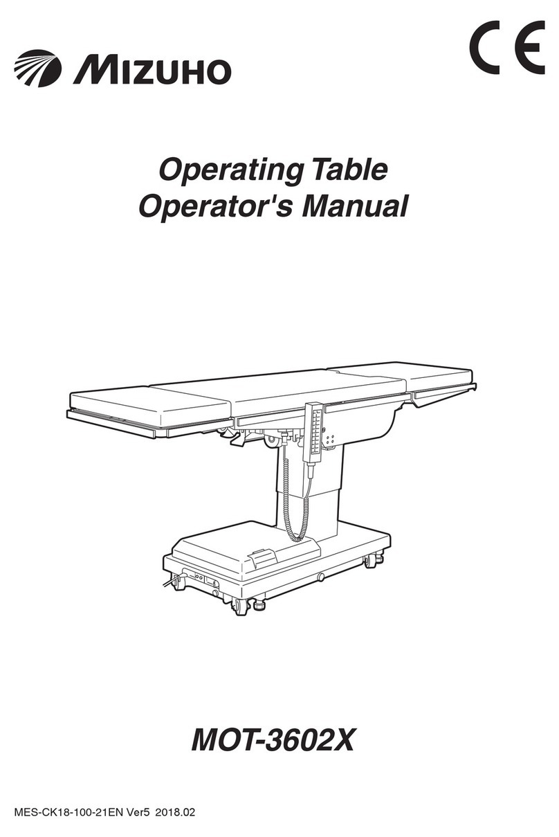 Mizuho MOT-3602X User manual