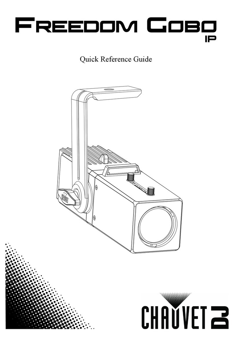 Chauvet DJ Freedom Gobo IP Quick reference guide