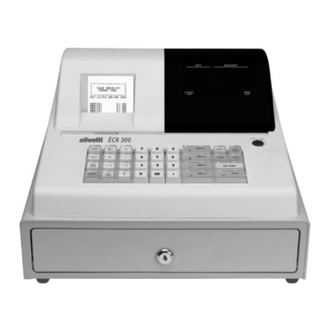 Olivetti ECR 300 euro User manual