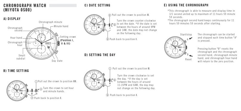 Citizen 0S00 manual